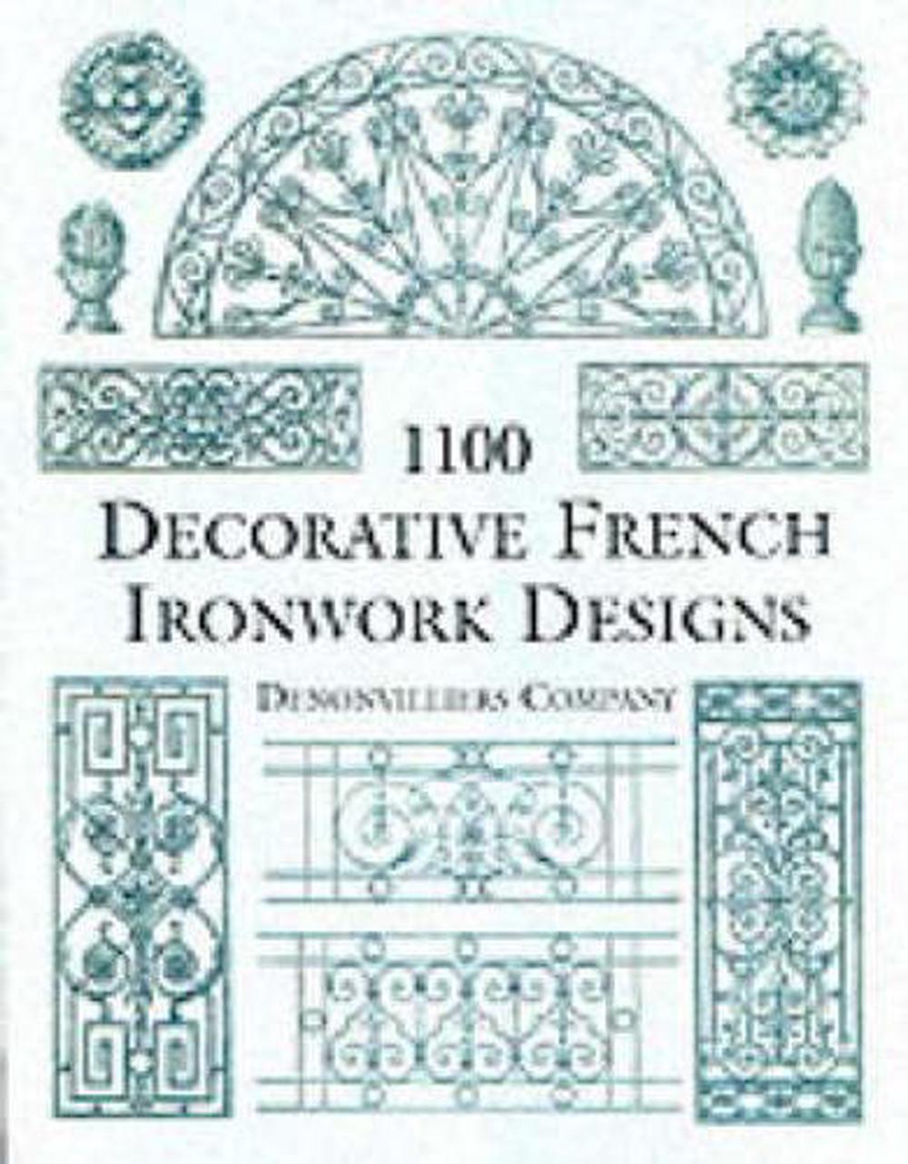 1100 Decorative French Ironwork Designs, 9780486412238