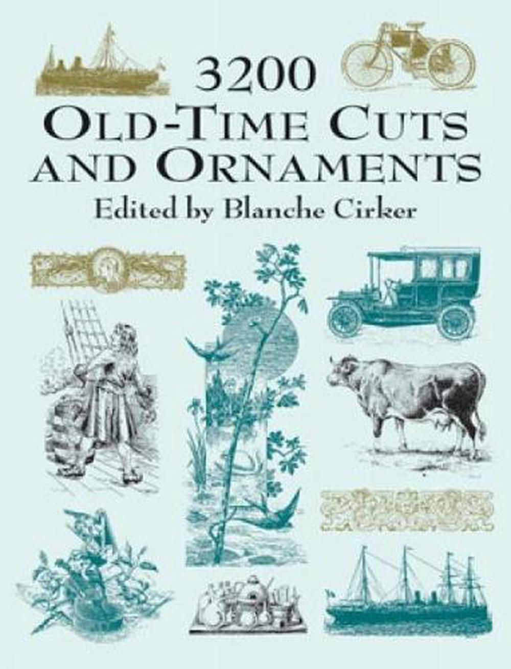 3200 Old-Time Cuts and Ornaments, 9780486417325