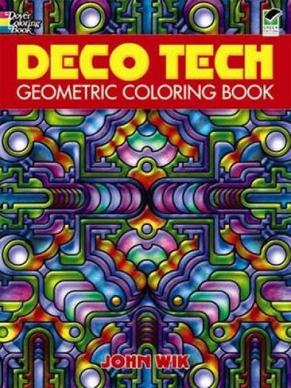 Geometric Coloring Book Deco Tech 