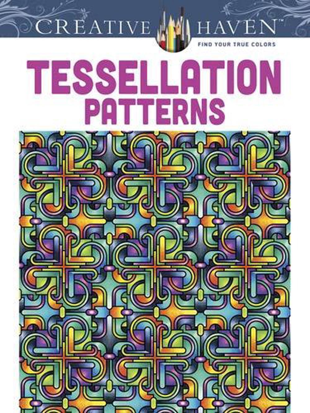 Creative Haven Tessellation Patterns Coloring Book, 9780486491653