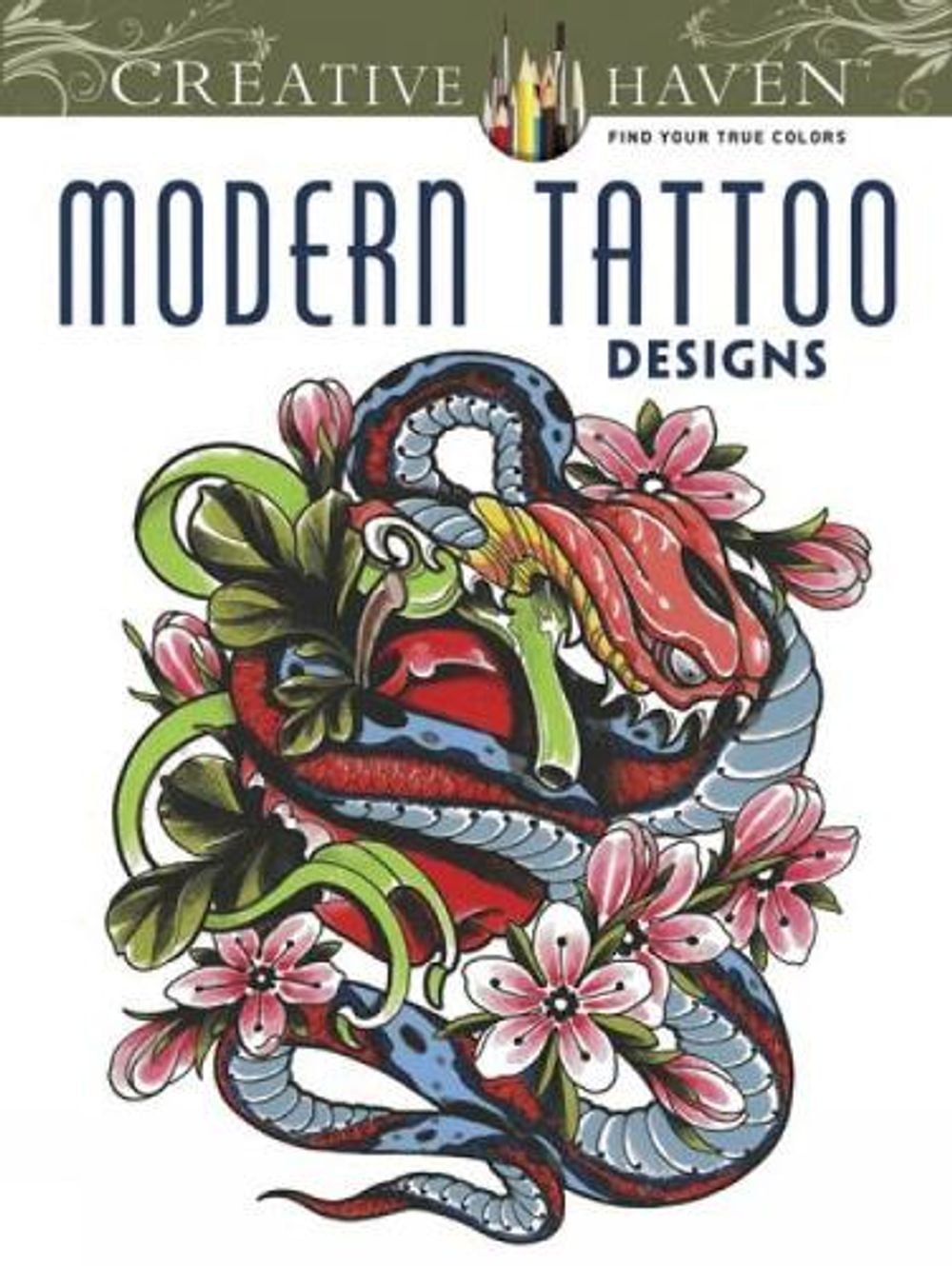 Creative Haven Modern Tattoo Designs Coloring Book by Erik Siuda - ISBN: 9780486493268