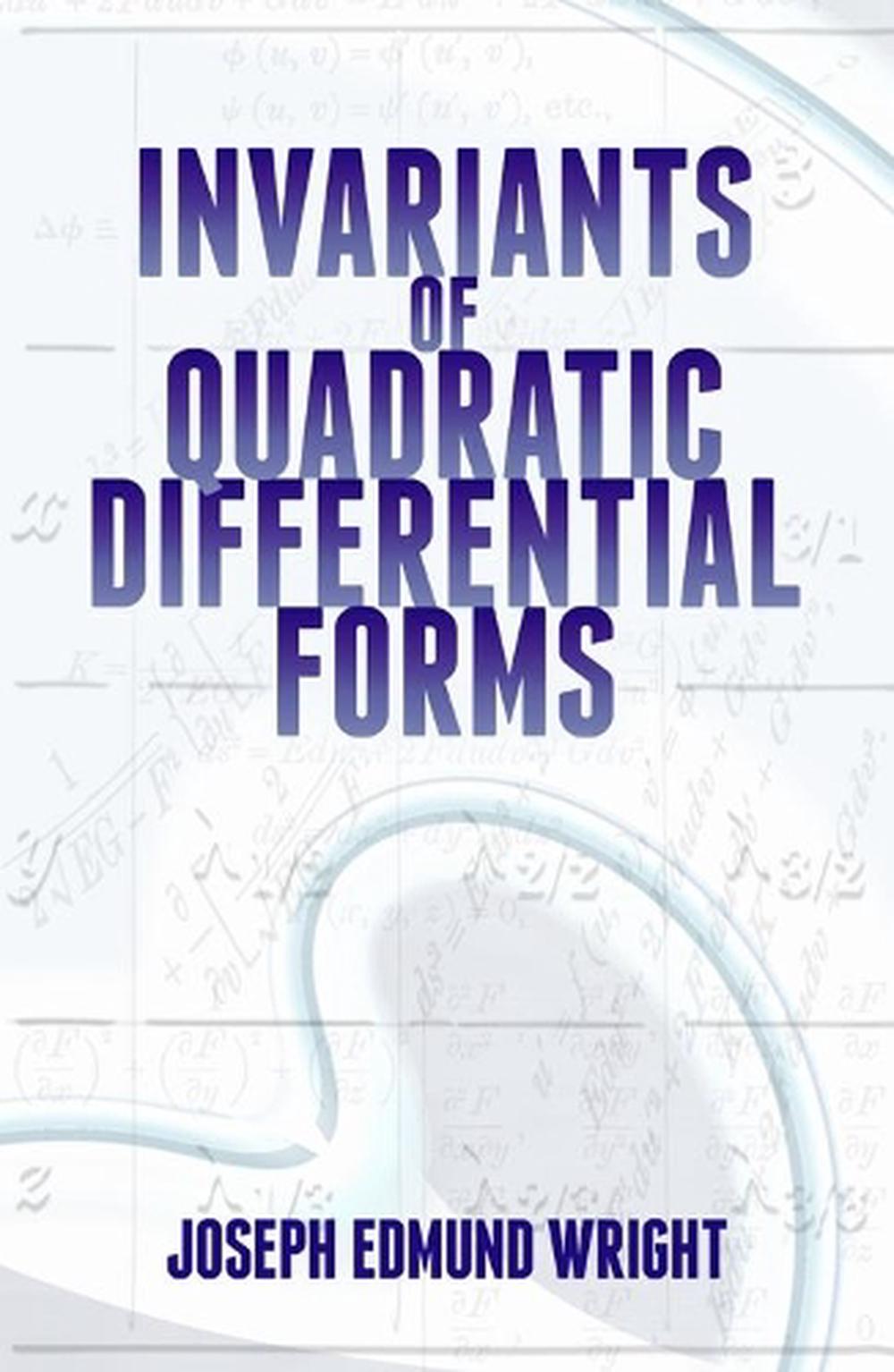 Invariants of Quadratic Differential Forms, 9780486497686