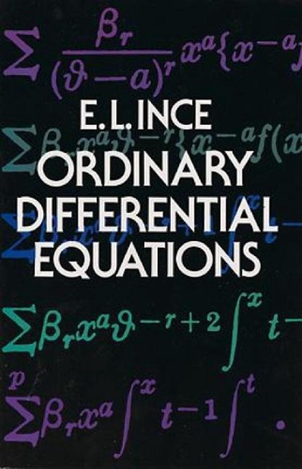Ordinary Differential Equations, 9780486603490