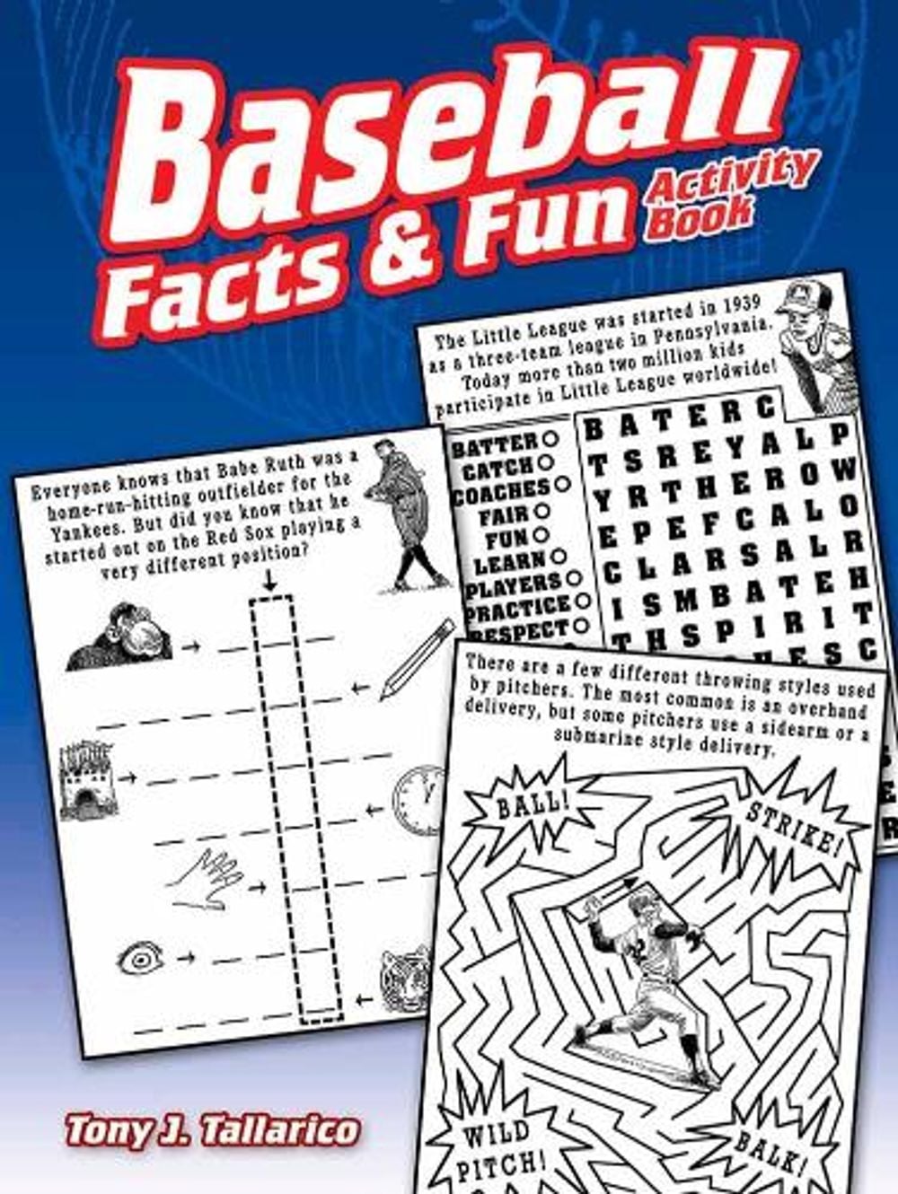 Baseball Facts & Fun Activity Book by Tony Tallarico, Paperback ...
