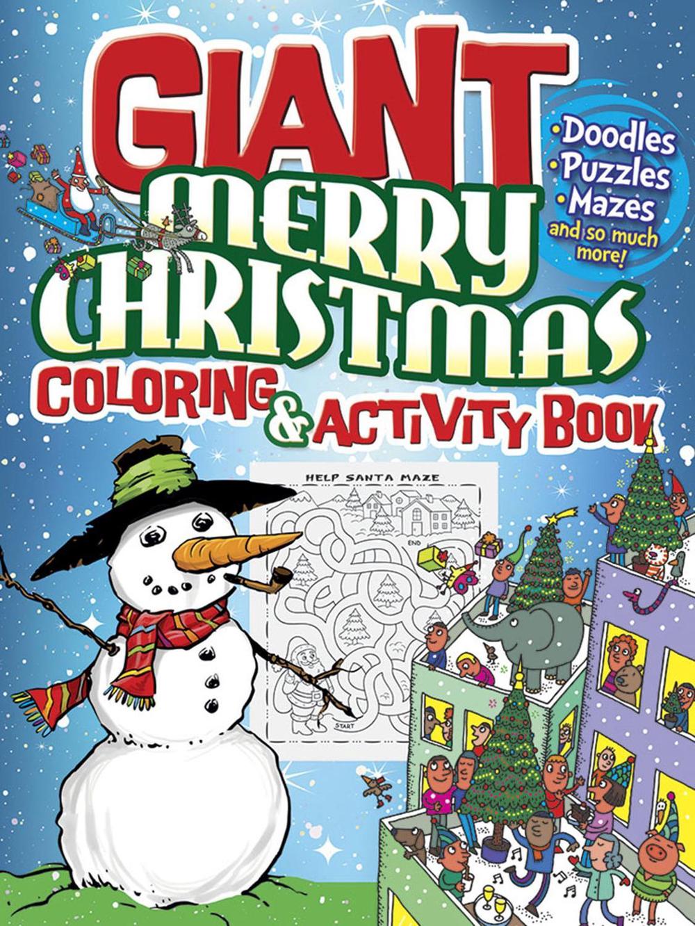 Giant Merry Christmas Coloring & Activity Book, 9780486828572