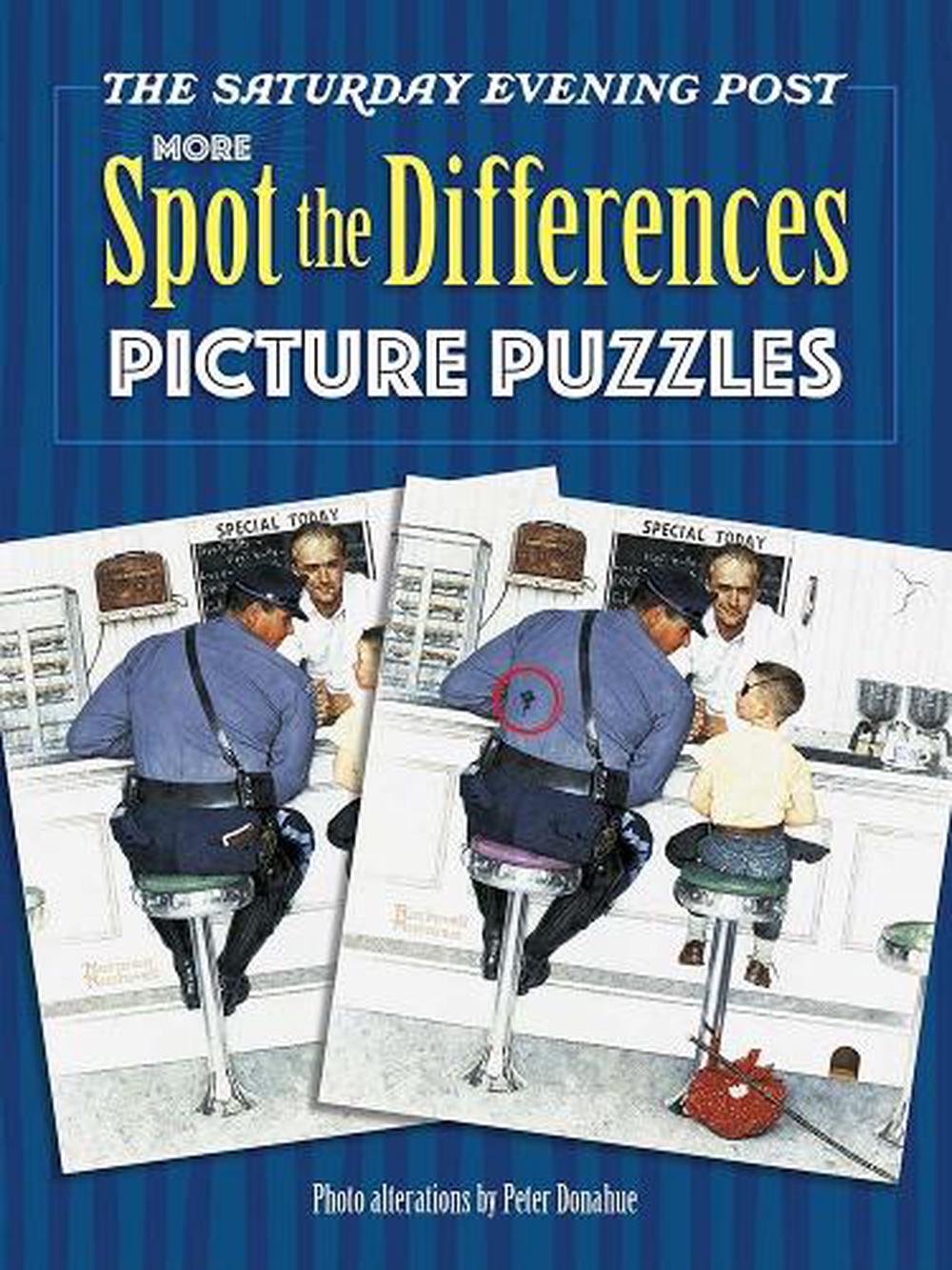 The Saturday Evening Post More Spot the Differences Picture Puzzles, 9780486845821