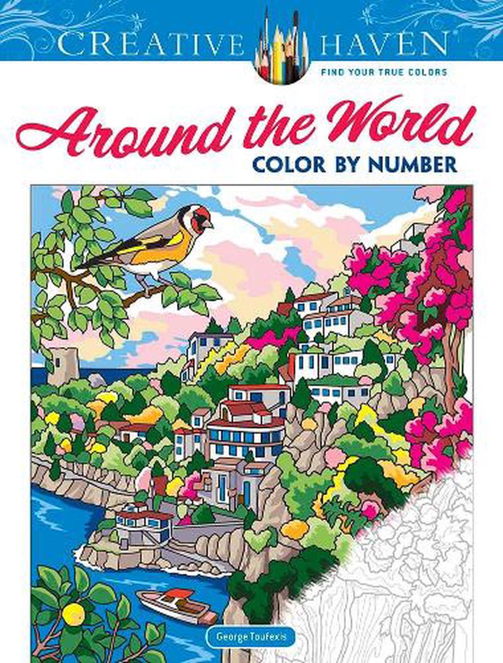 Creative Haven Around the World Color by Number, 9780486846989