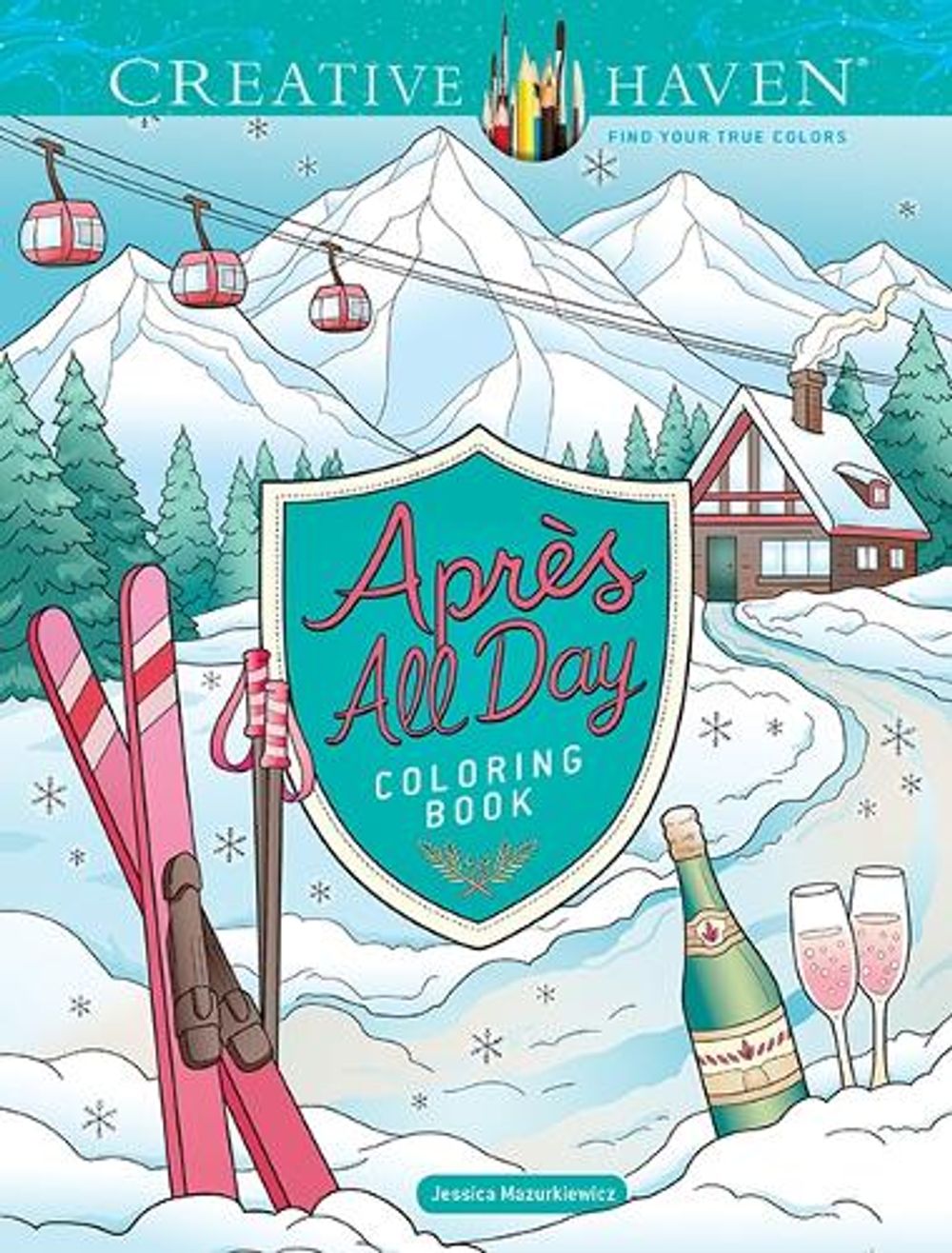 Creative Haven Après All Day Coloring Book by Jessica Mazurkiewicz - ISBN: 9780486858128