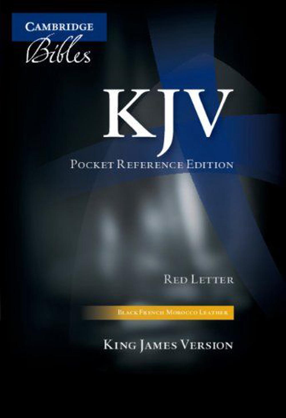 KJV Pocket Reference Edition KJ243:XRZ Black French Morocco Leather, with Zip Fastener, 9780521146074