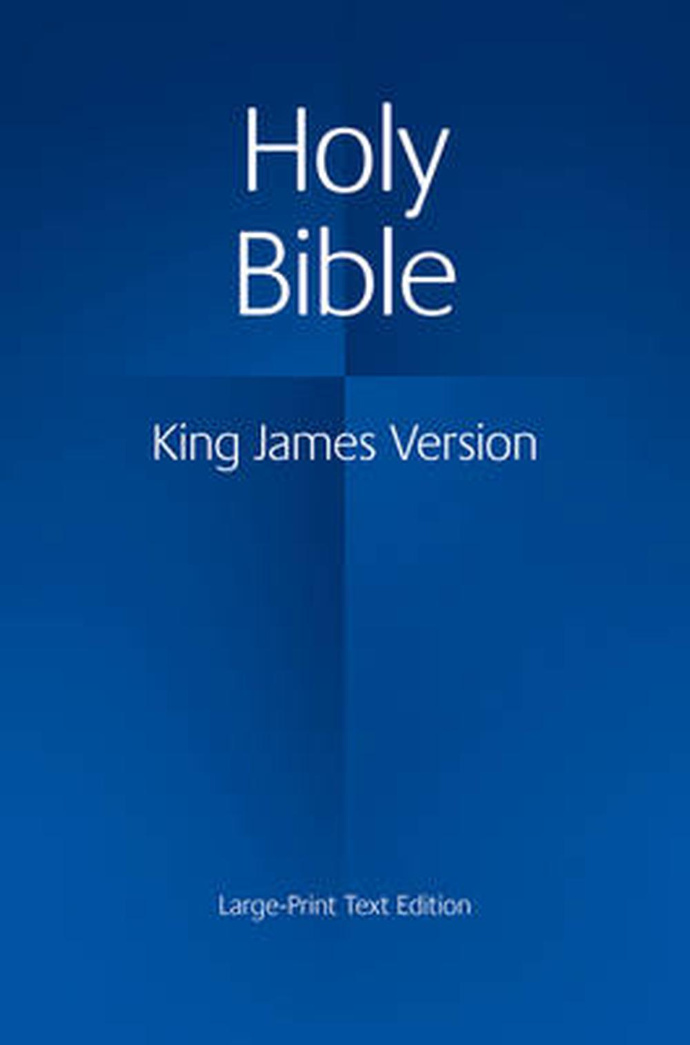 Large Print Text Bible-KJV, 9780521163347
