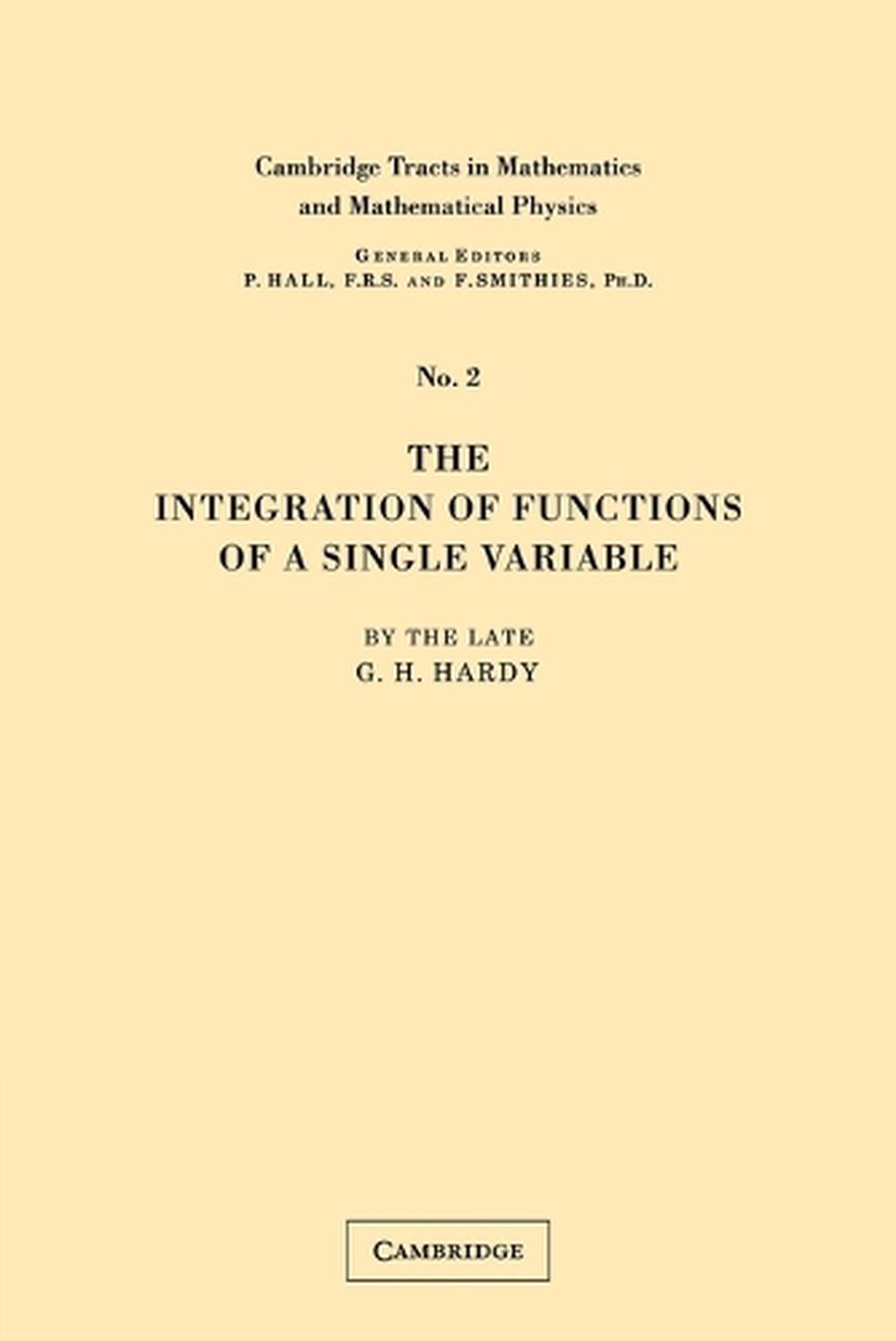 Integration of Functions, 9780521172226