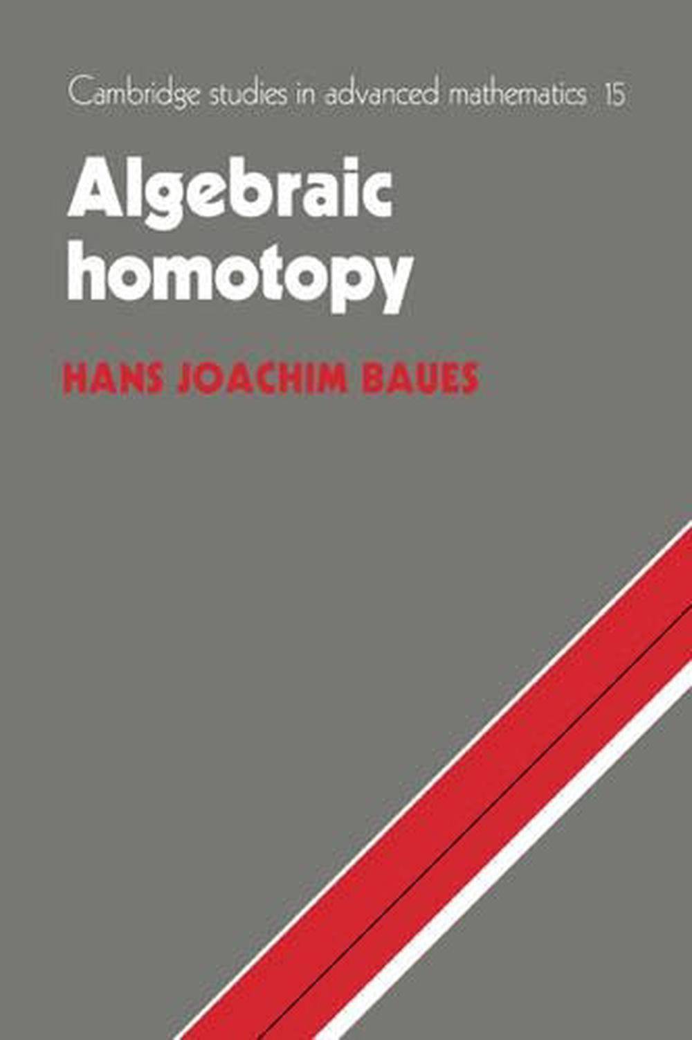 Algebraic Homotopy, 9780521333764