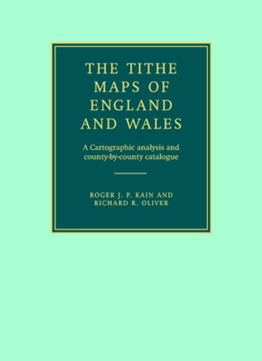 Tithe Map Slindon The Tithe Maps of England and Wales by Roger J.P. Kain, Hardcover ...