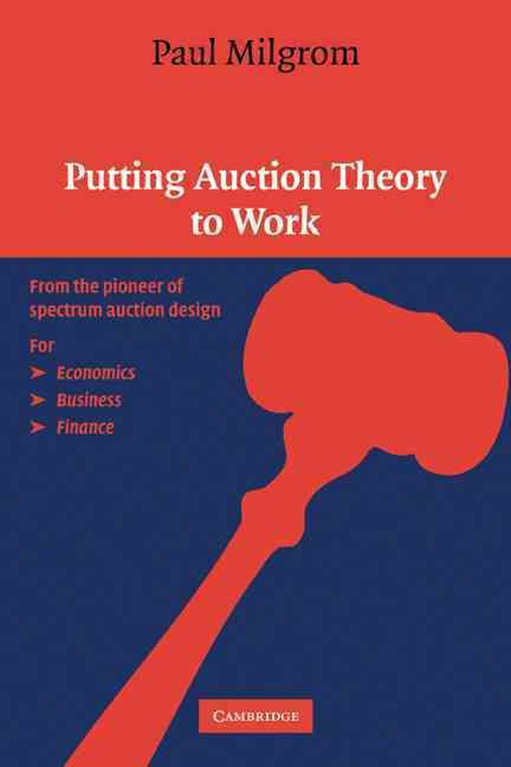 Putting Auction Theory to Work, 9780521536721