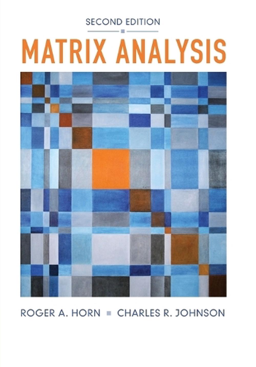 Matrix Analysis, 9780521548236