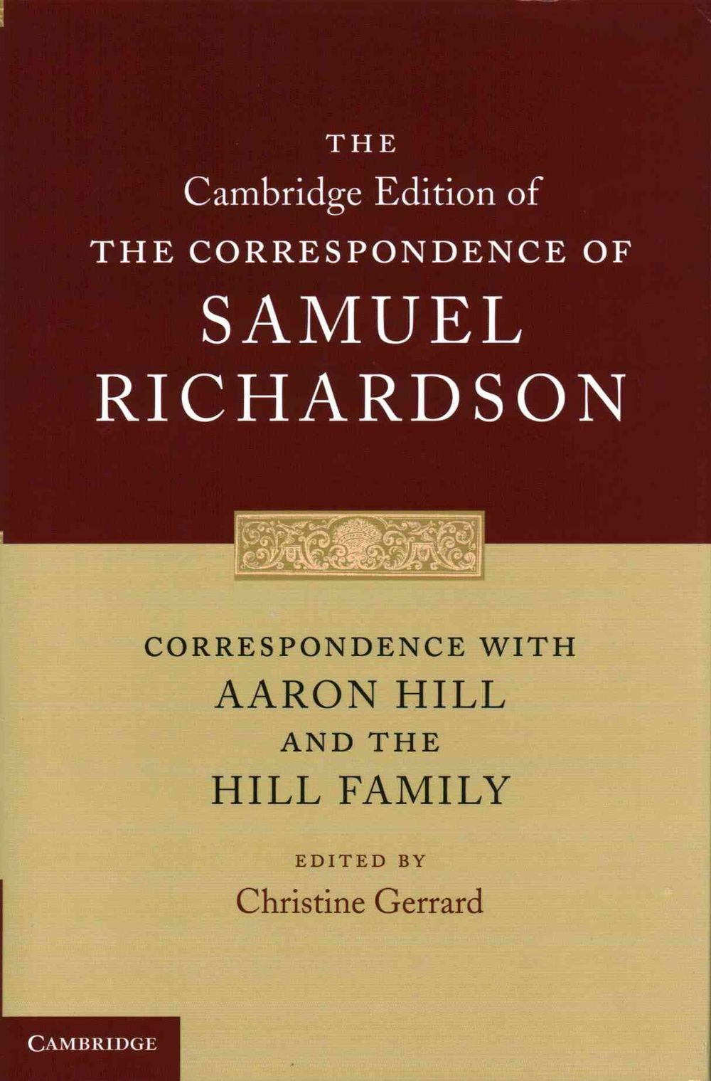 Correspondence with Aaron Hill and the Hill Family by Samuel Richardson - ISBN: 9780521872737