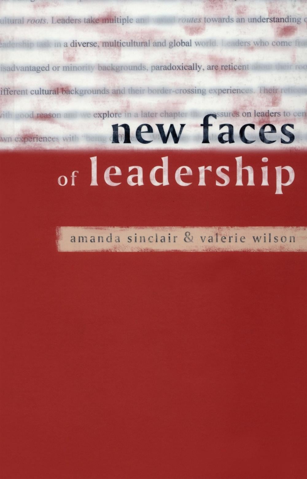New Faces of Leadership by Amanda Sinclair - ISBN: 9780522850352