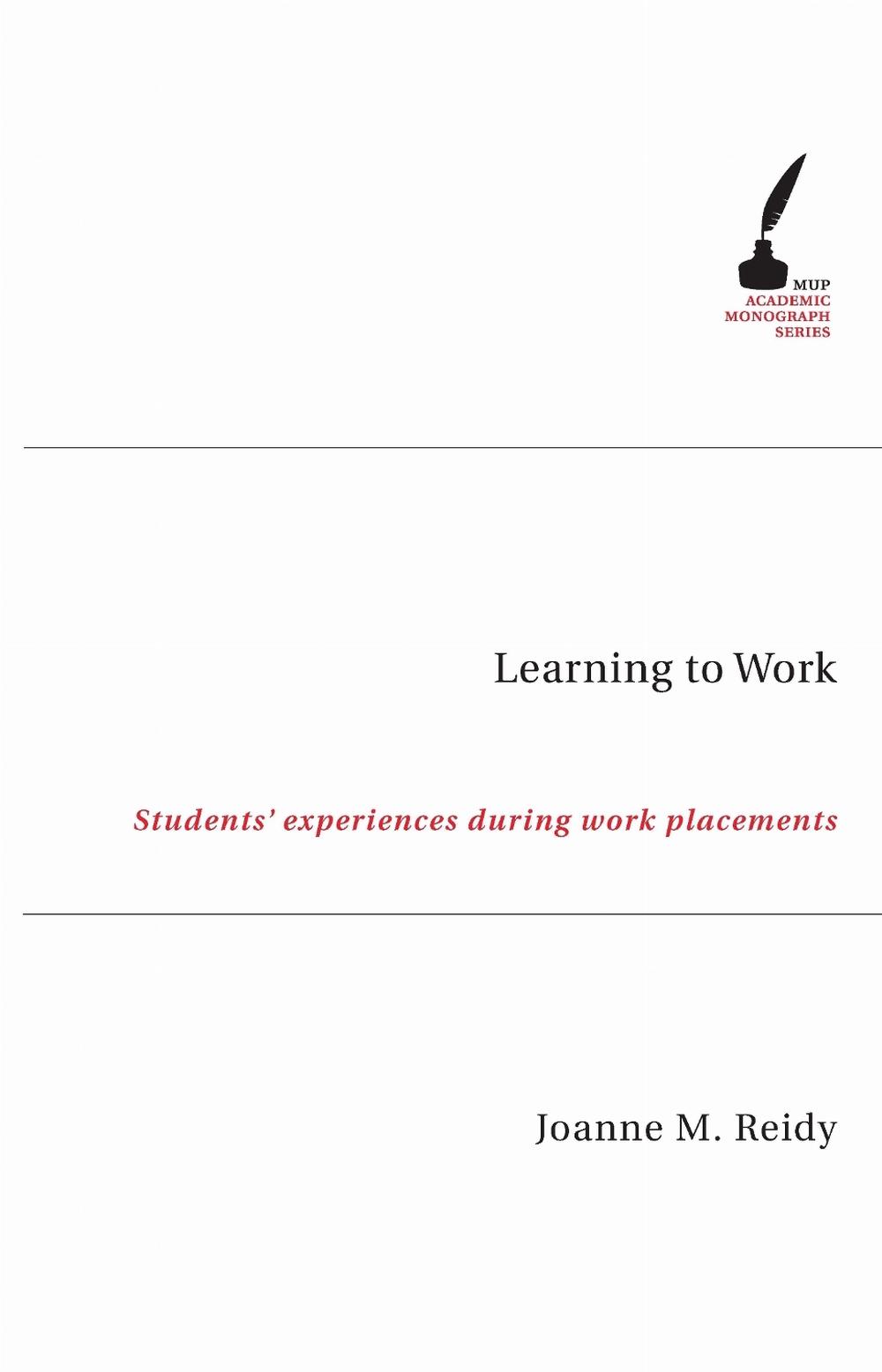 Learning to Work by Joanne Reidy - ISBN: 9780522852370