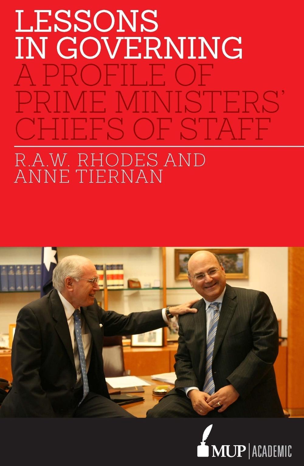 Lessons in Governing by R.A.W. Rhodes - ISBN: 9780522866537