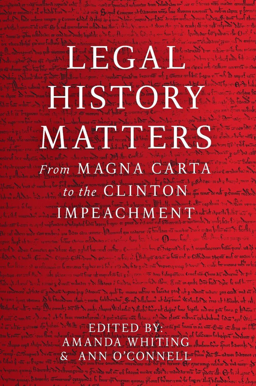 Legal History Matters by Amanda Whiting - ISBN: 9780522877137