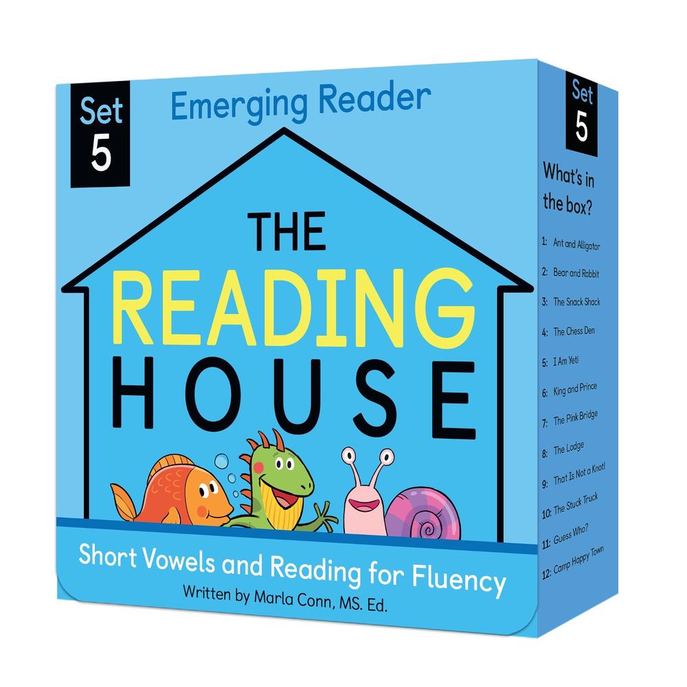 The Reading House Set 5: Short Vowels and Reading for Fluency, 9780525571322