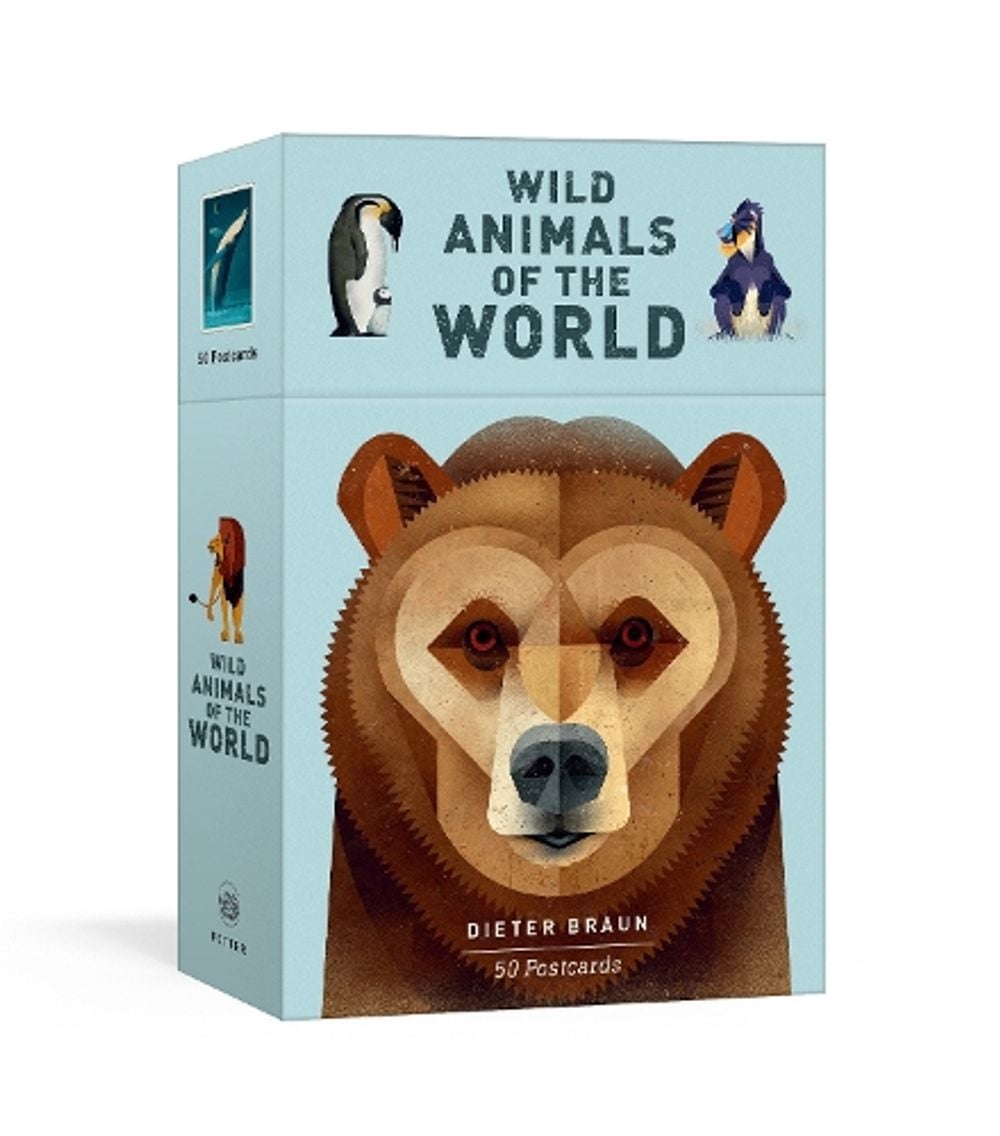 Wild Animals of the World: 50 Postcards by Dieter Braun - ISBN: 9780525577058