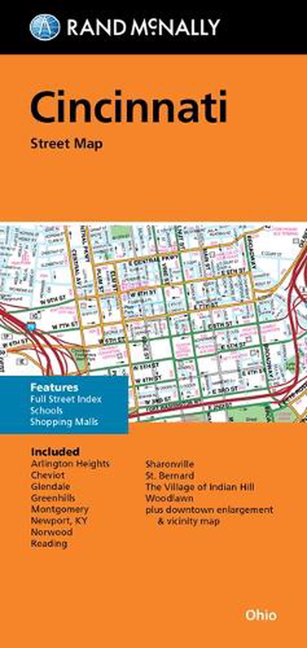 Rand McNally Folded Map Cincinnati Street Map by Rand McNally, Folded