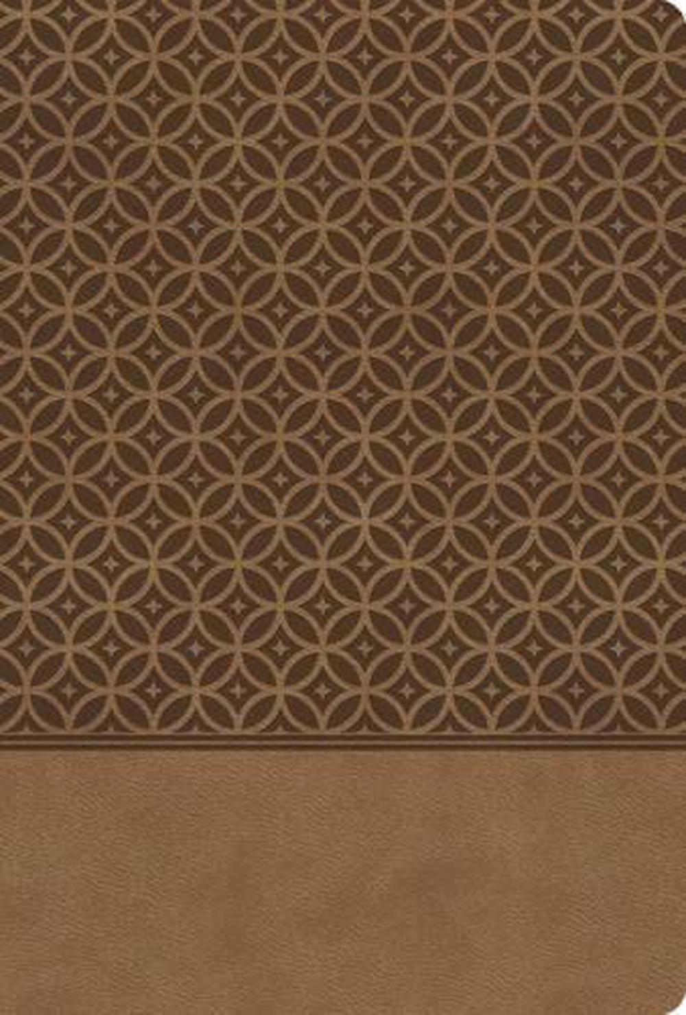 KJV Study Bible, Large Print, Leathersoft, Tan, Red Letter, 9780529106438
