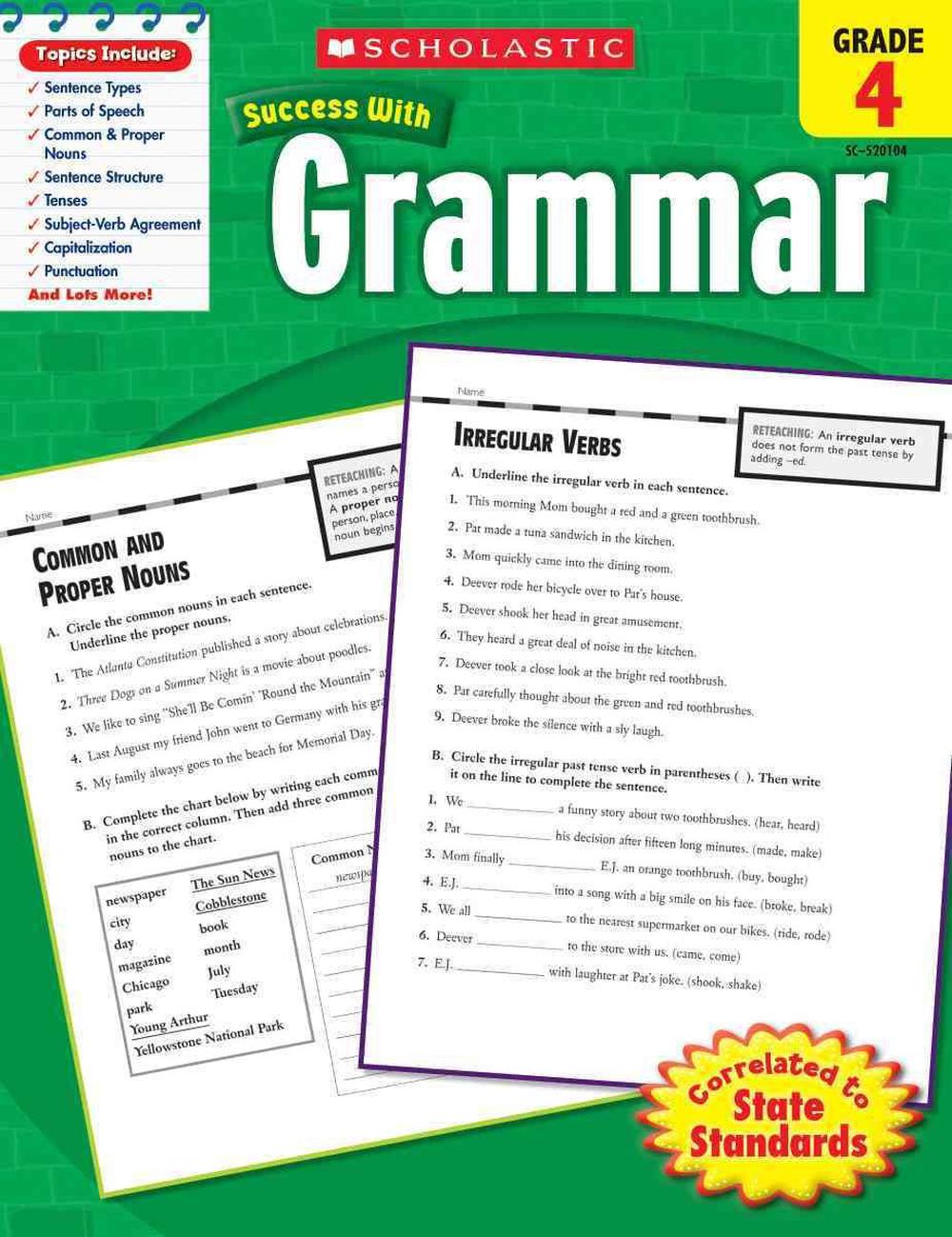 Grammar, Grade 4 by Inc. Scholastic, Paperback, 9780545201049 | Buy