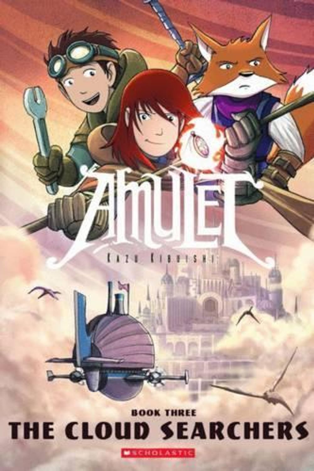 Cloud Searchers (Amulet, Book Three) by Kazu Kibuishi - ISBN: 9780545208857