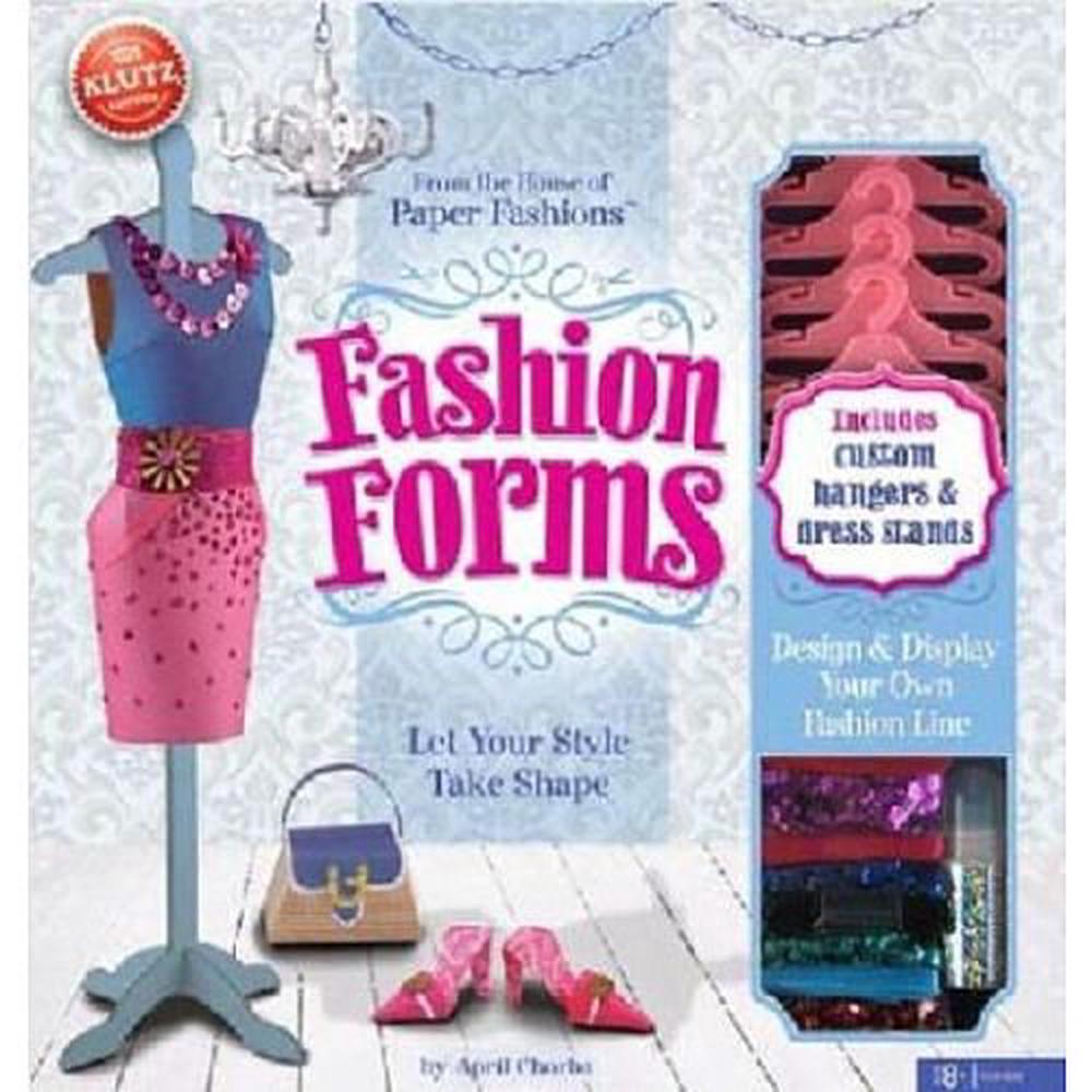 Fashion Forms [With 500 Sequins, 5 Hangers, 3 Dress Stands, Clear Cord