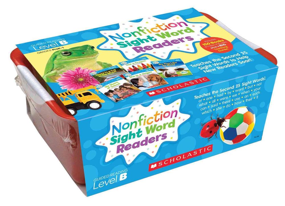Nonfiction Sight Word Readers Classroom Tub Level B by Liza ...