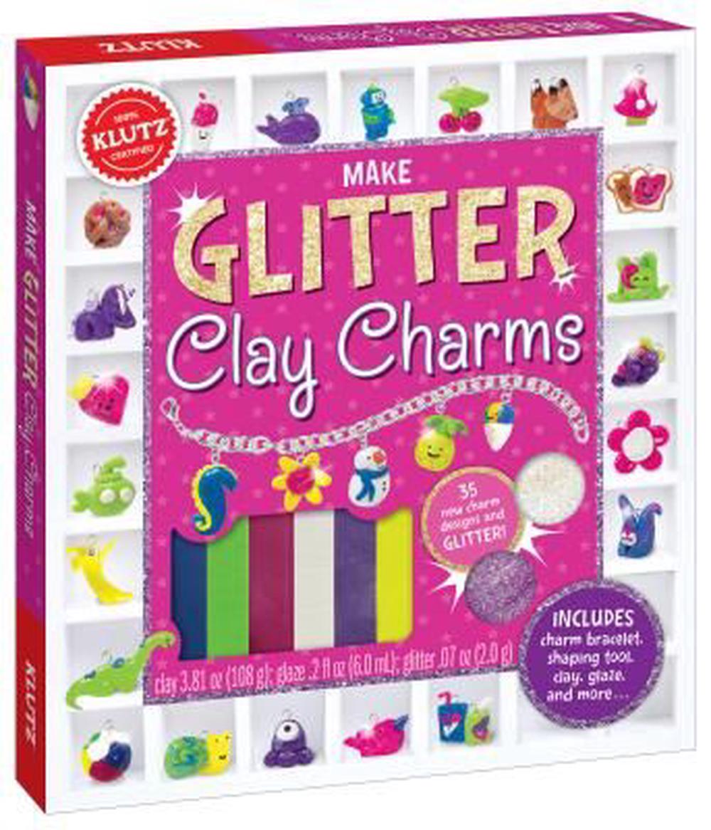 Make Glitter Clay Charms, 9780545858465