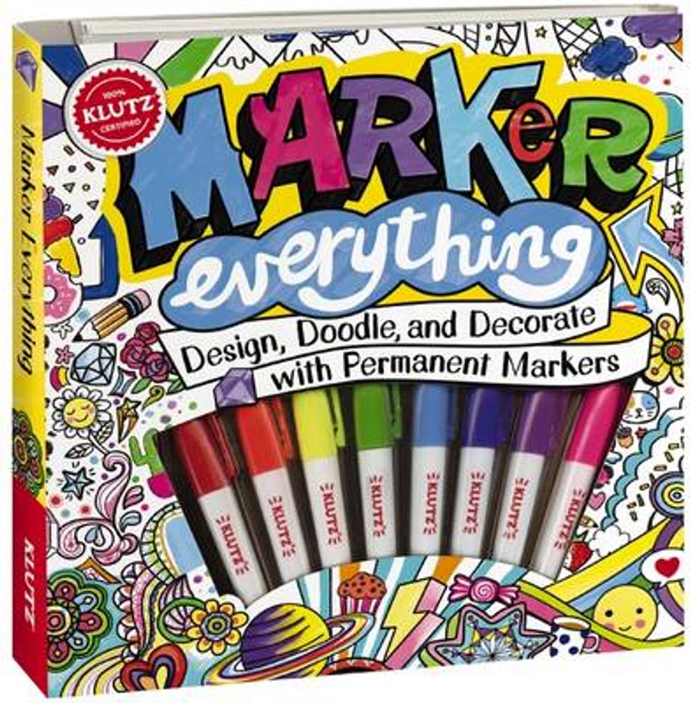 Marker Everything [With 8 Permanent Mini Markers] by Klutz Press - ISBN: 9780545858519
