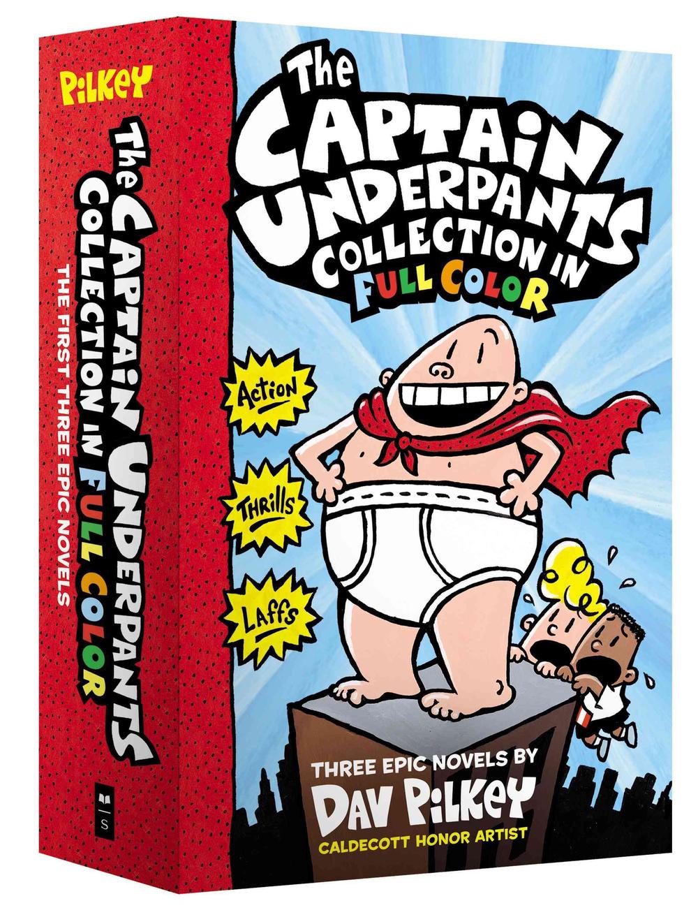 Captain Underpants Color Collection by Dav Pilkey, Boxed Set