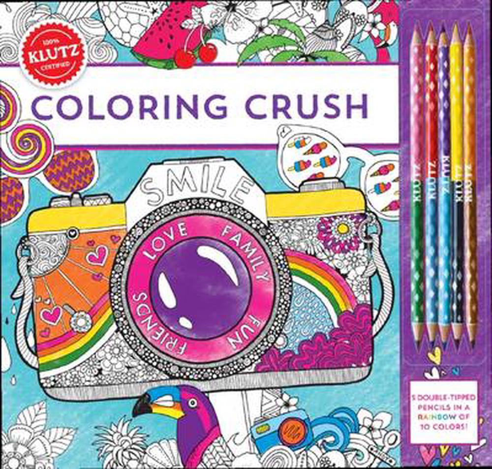 Coloring Crush [With Pens/Pencils], 9780545930970