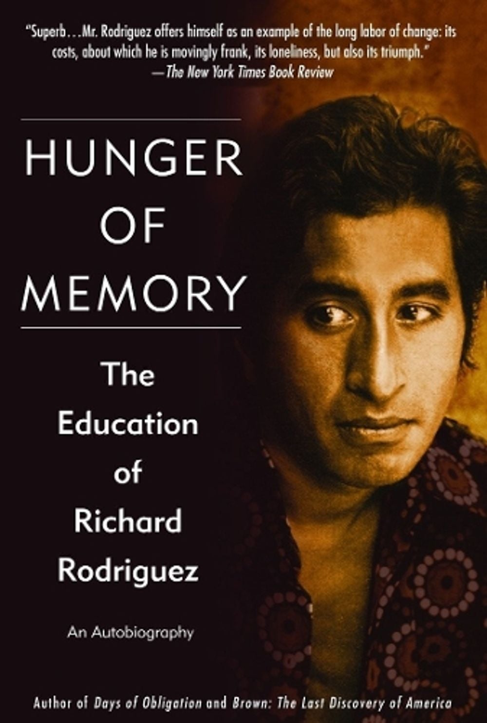Hunger of Memory by Richard Rodriguez - ISBN: 9780553382518