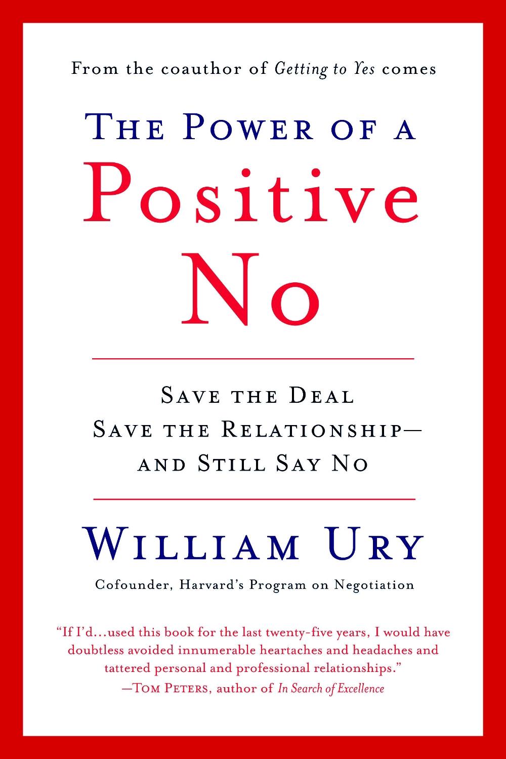The Power of a Positive No, 9780553384260