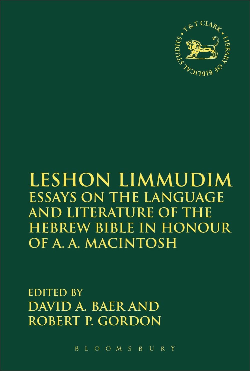 Leshon Limmudim, 9780567664204
