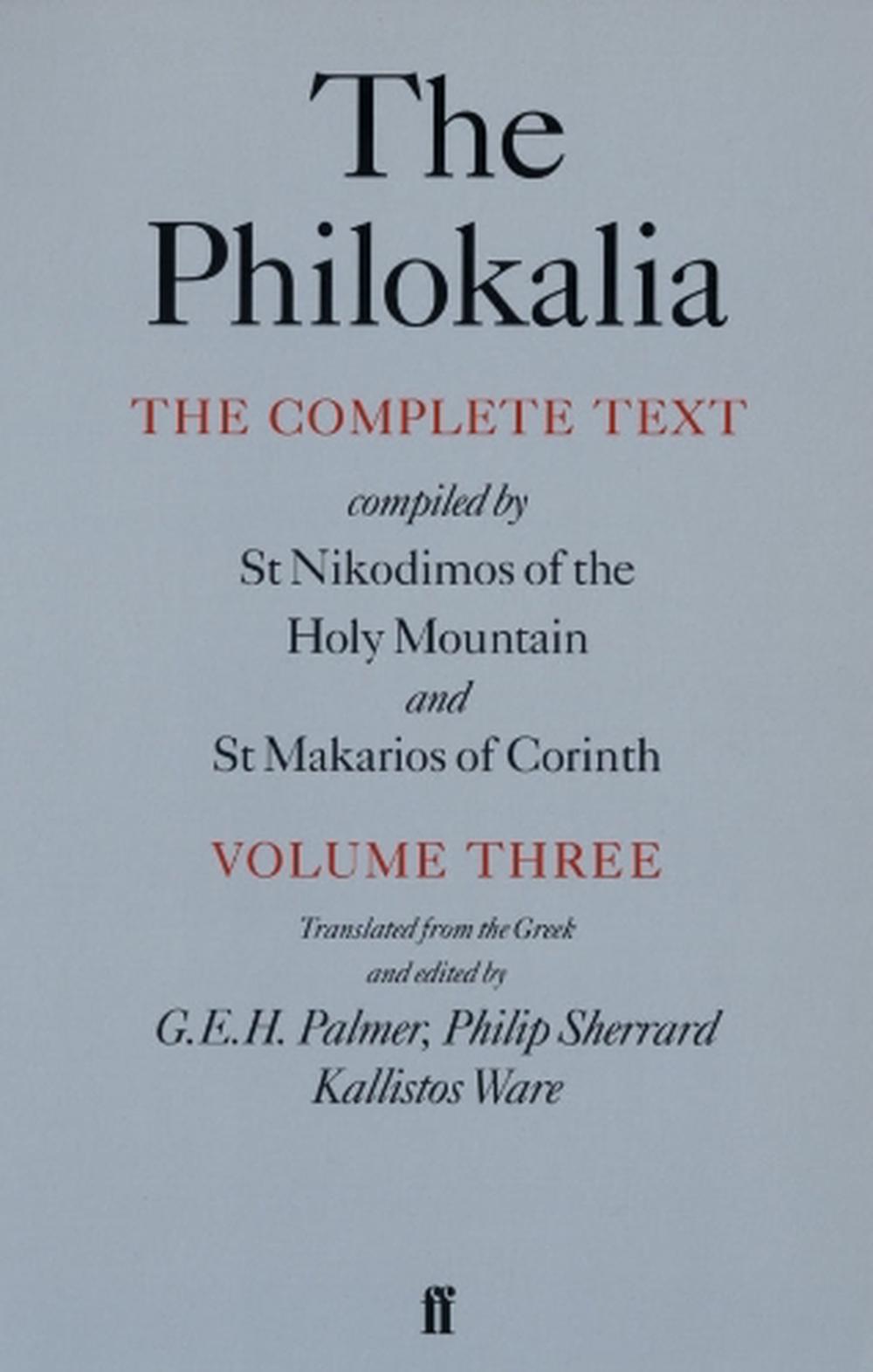 The Philokalia Vol 3, 9780571175253