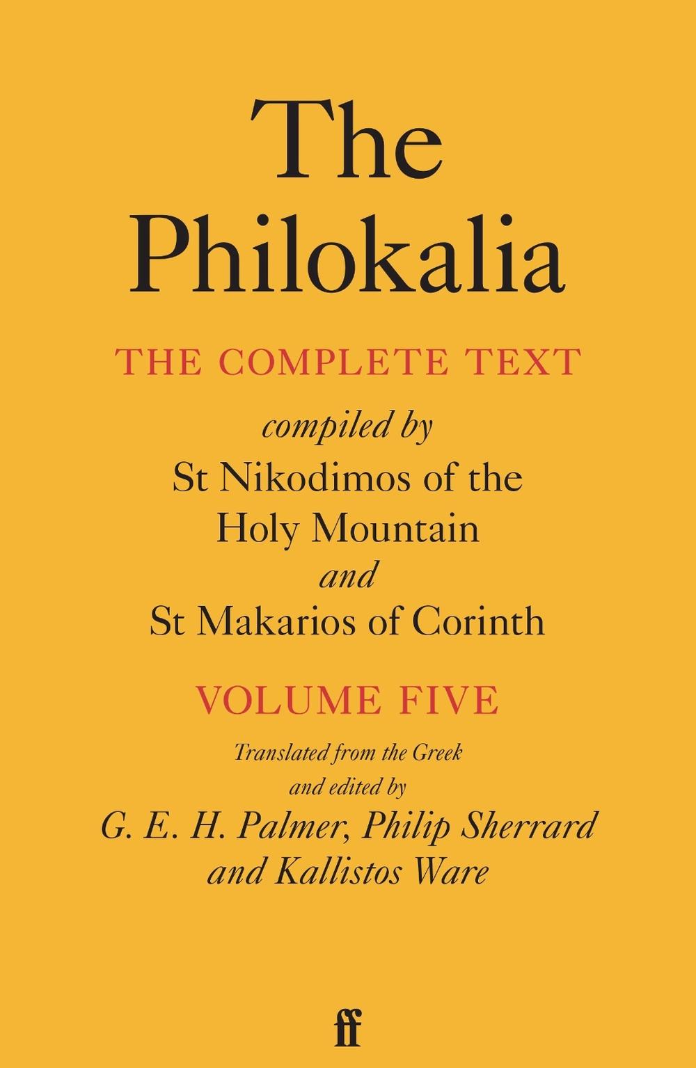 The Philokalia Vol 5, 9780571374649