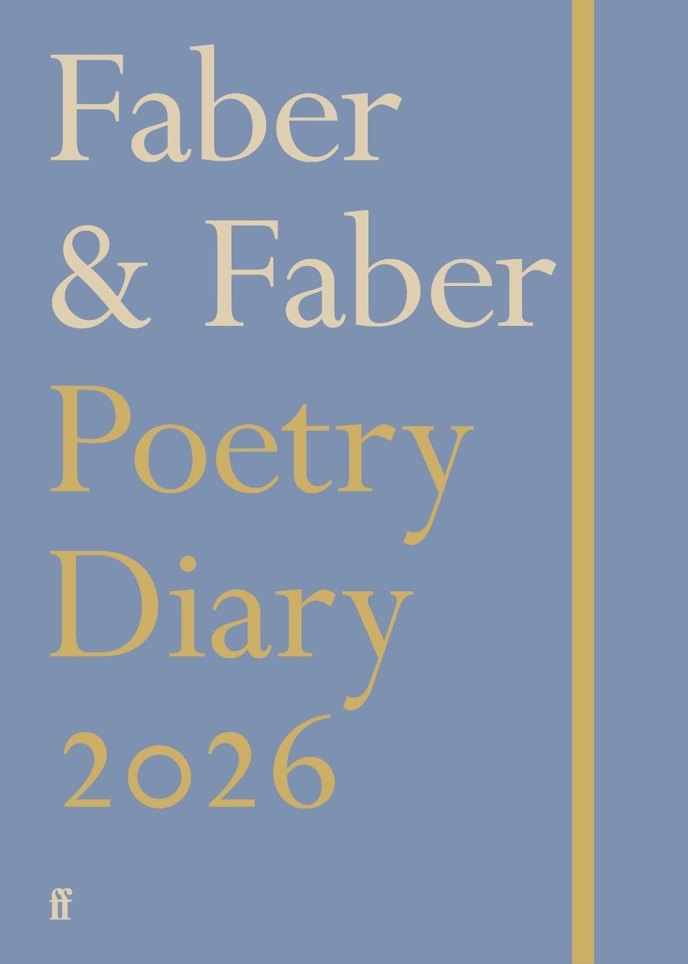 Faber Poetry Diary 2026, 9780571395699