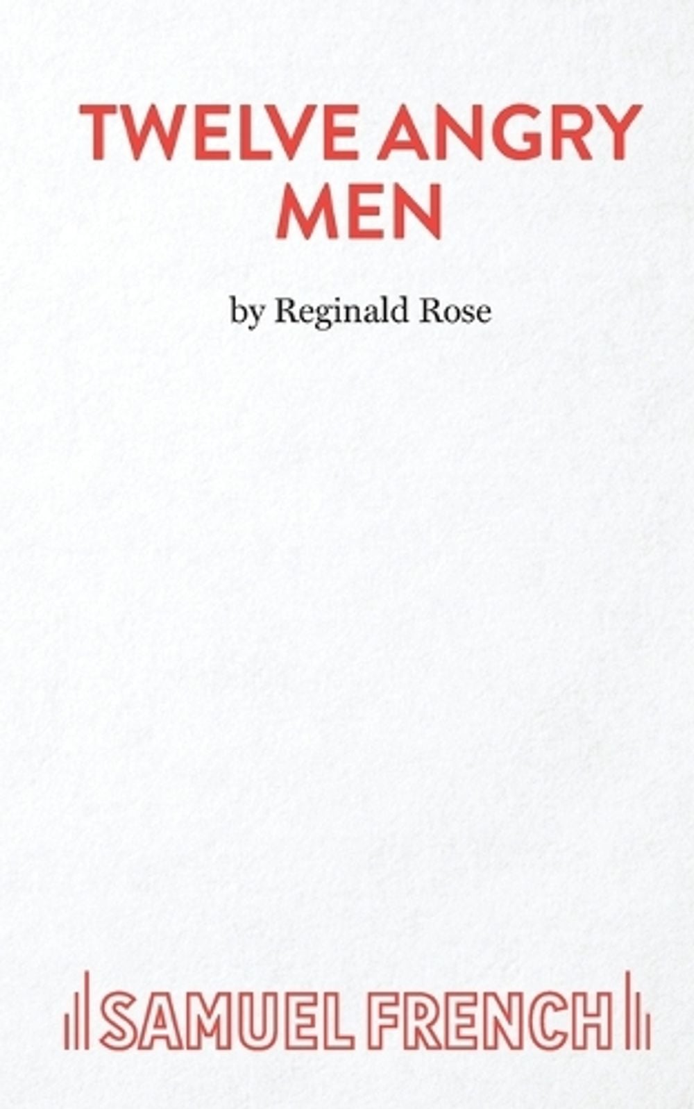 Twelve Angry Men by Reginald Rose, Paperback, 9780573040122 | Buy ...