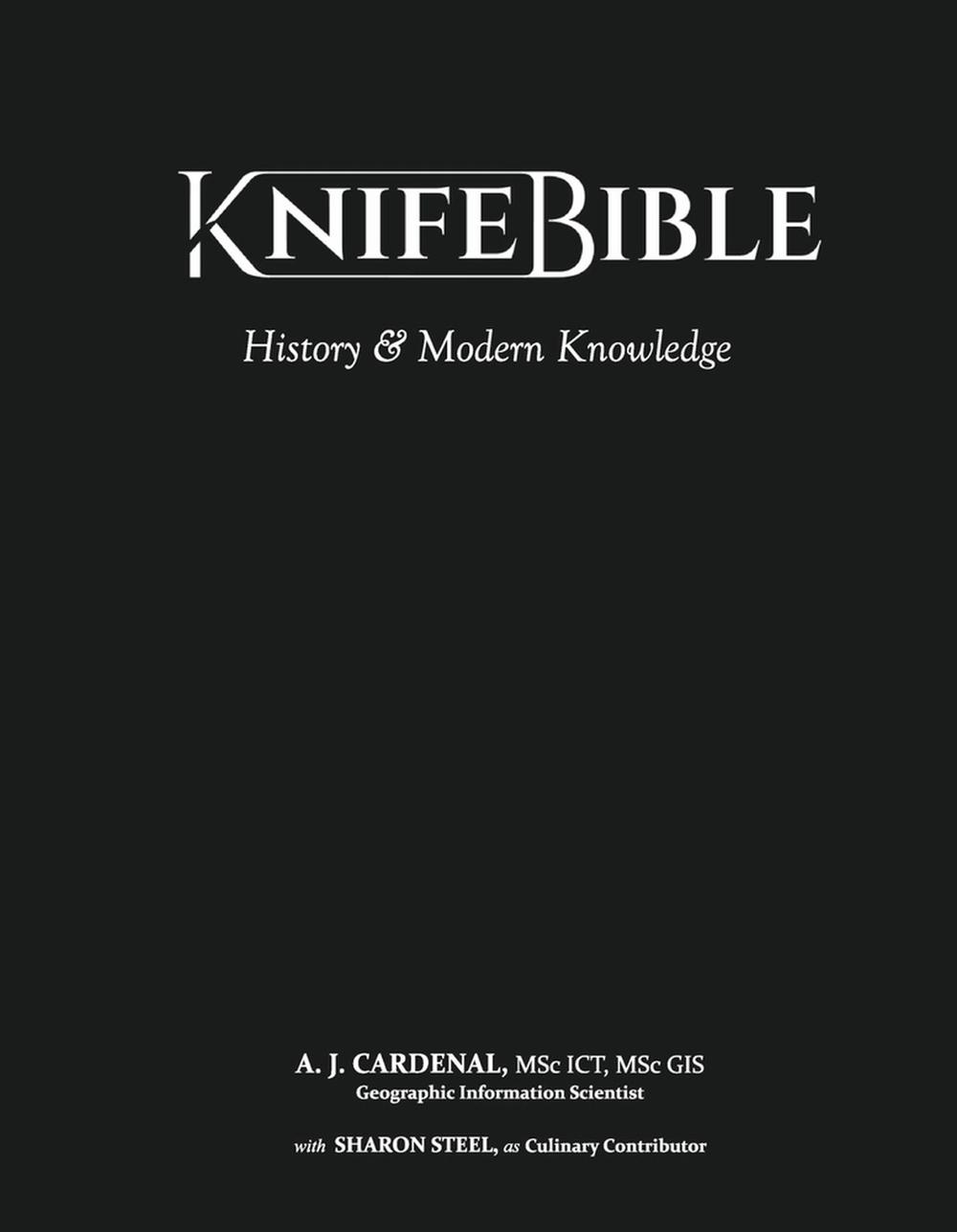 Knife Bible History & Modern Knowledge by Andres Cardenal, Hardcover