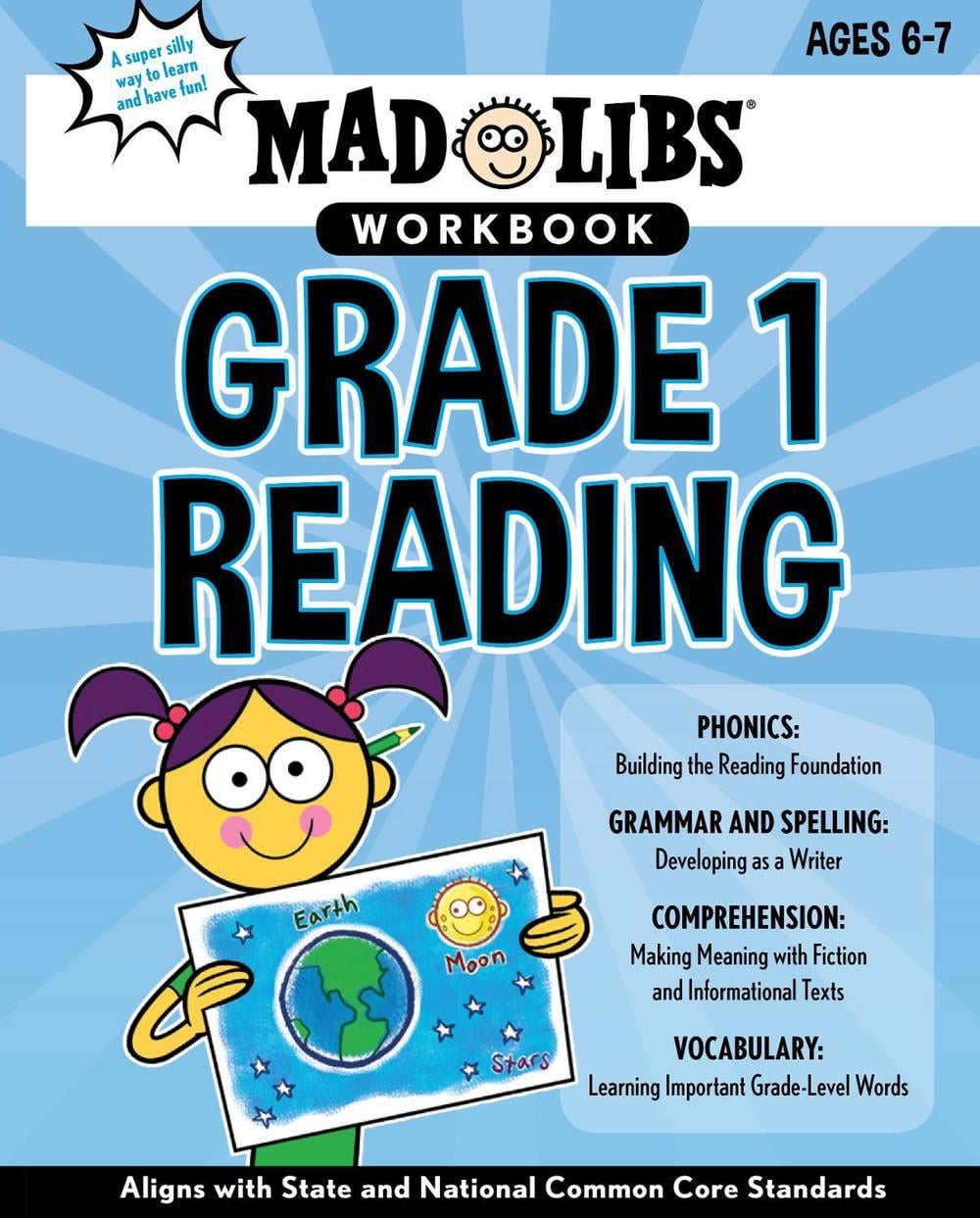 Mad Libs Workbook: Grade 1 Reading by Wiley Blevins - ISBN: 9780593096154