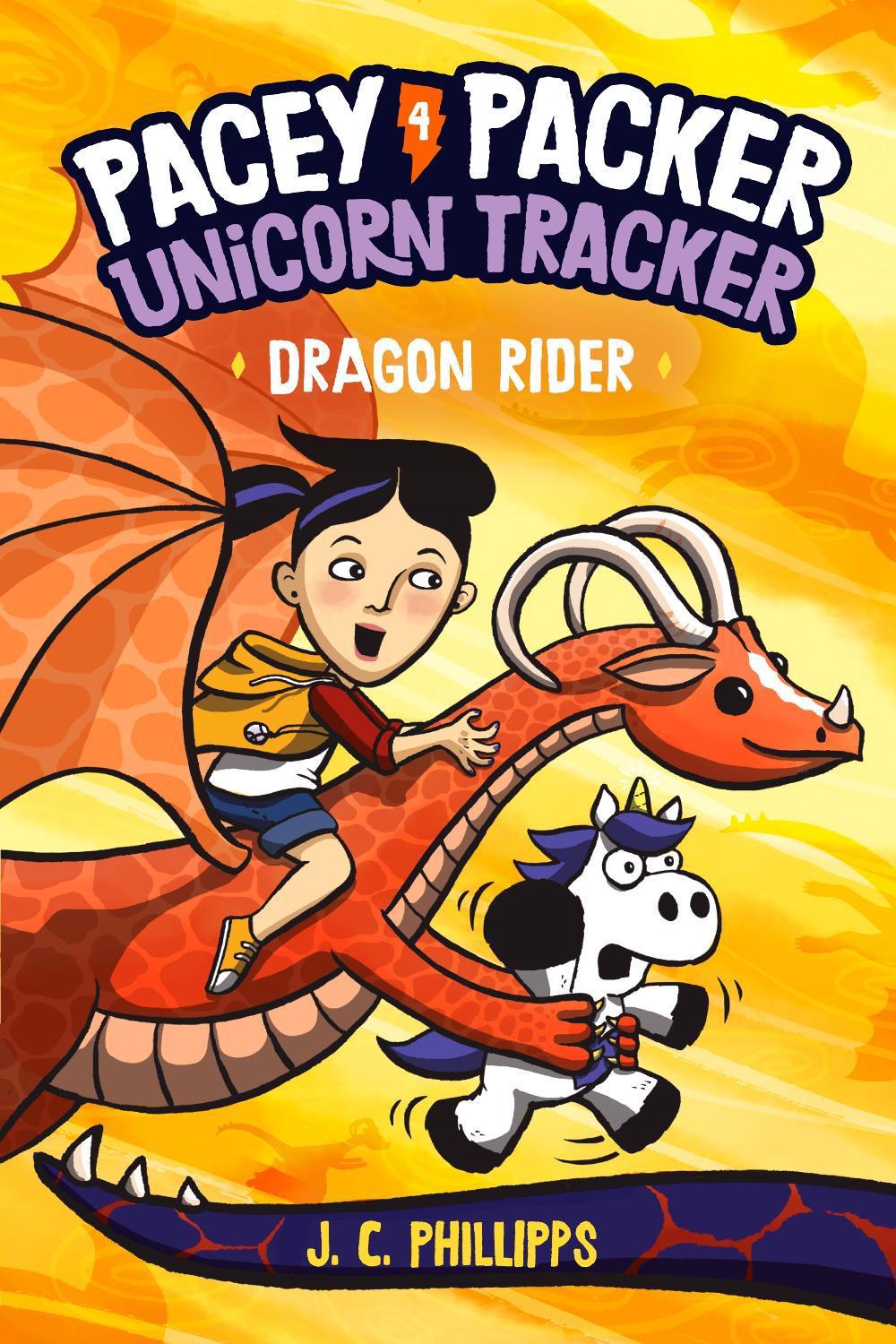 Pacey Packer, Unicorn Tracker 4: Dragon Rider by J.C. Phillipps - ISBN: 9780593179598