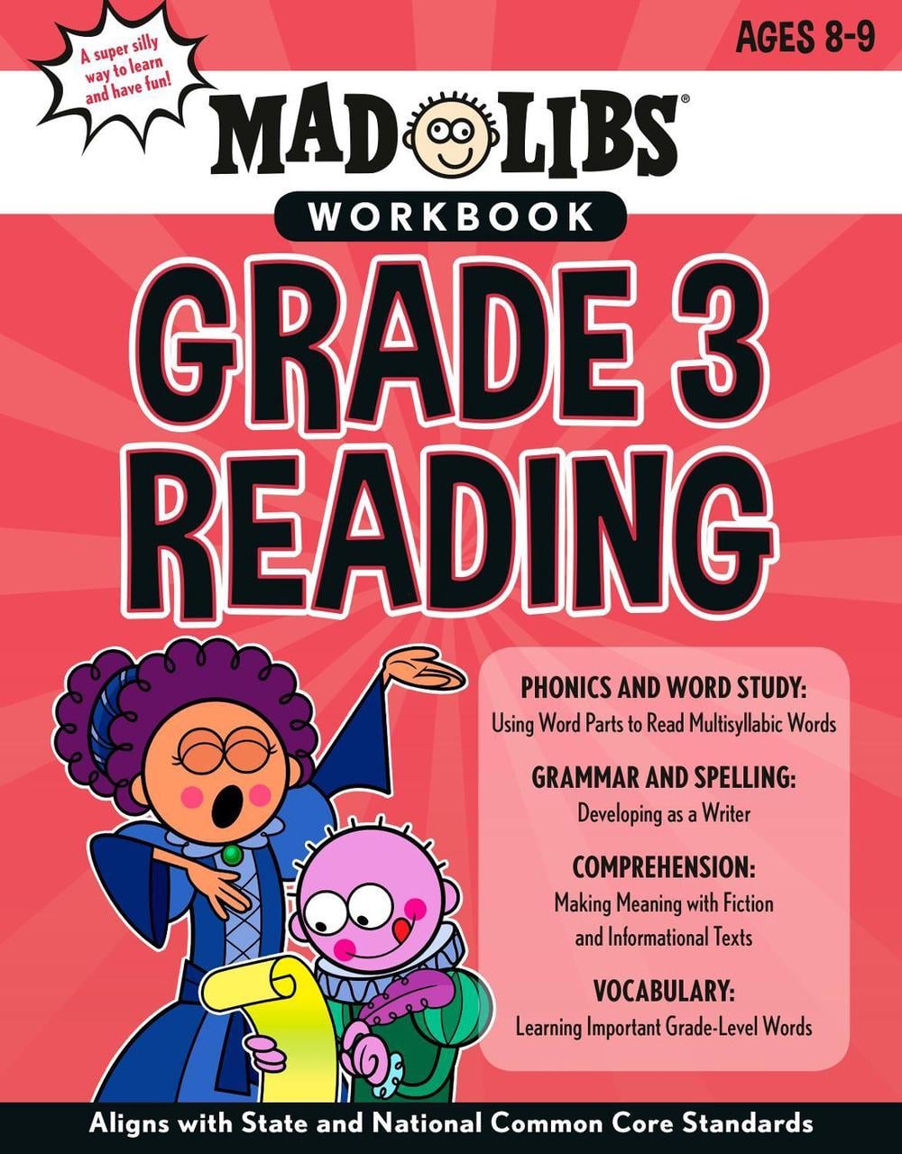 Mad Libs Workbook: Grade 3 Reading by Wiley Blevins - ISBN: 9780593222836