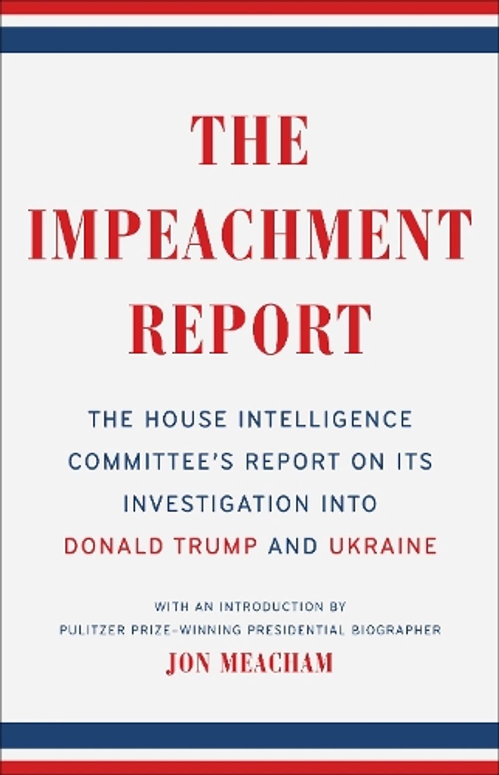 The Impeachment Report by House Intelligence Committee - ISBN: 9780593237540