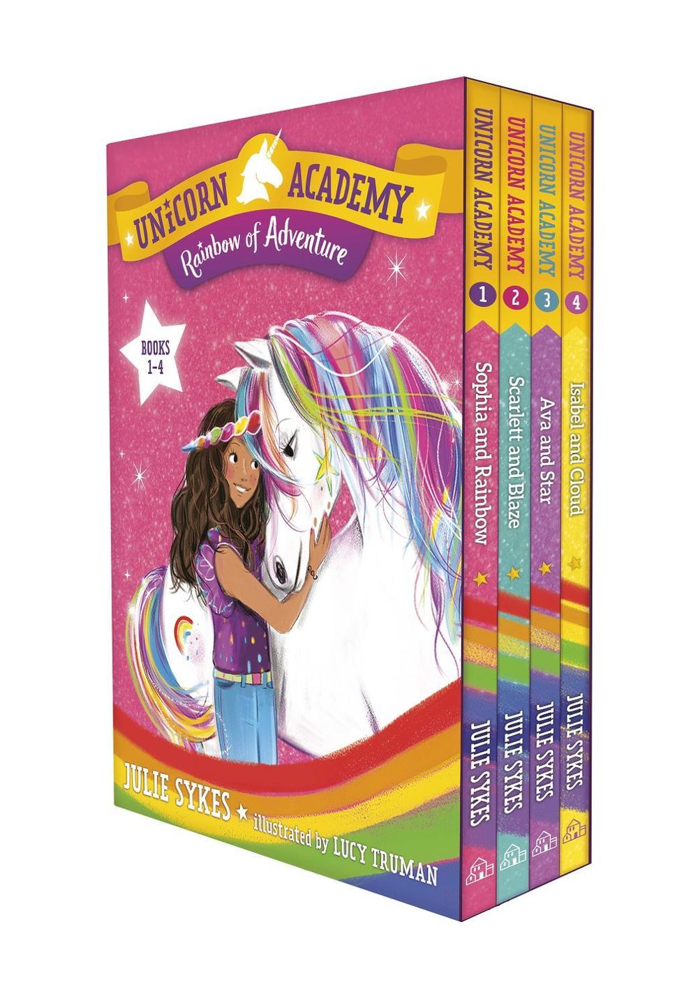 Unicorn Academy: Rainbow of Adventure Boxed Set (Books 1-4) by Julie Sykes - ISBN: 9780593301517