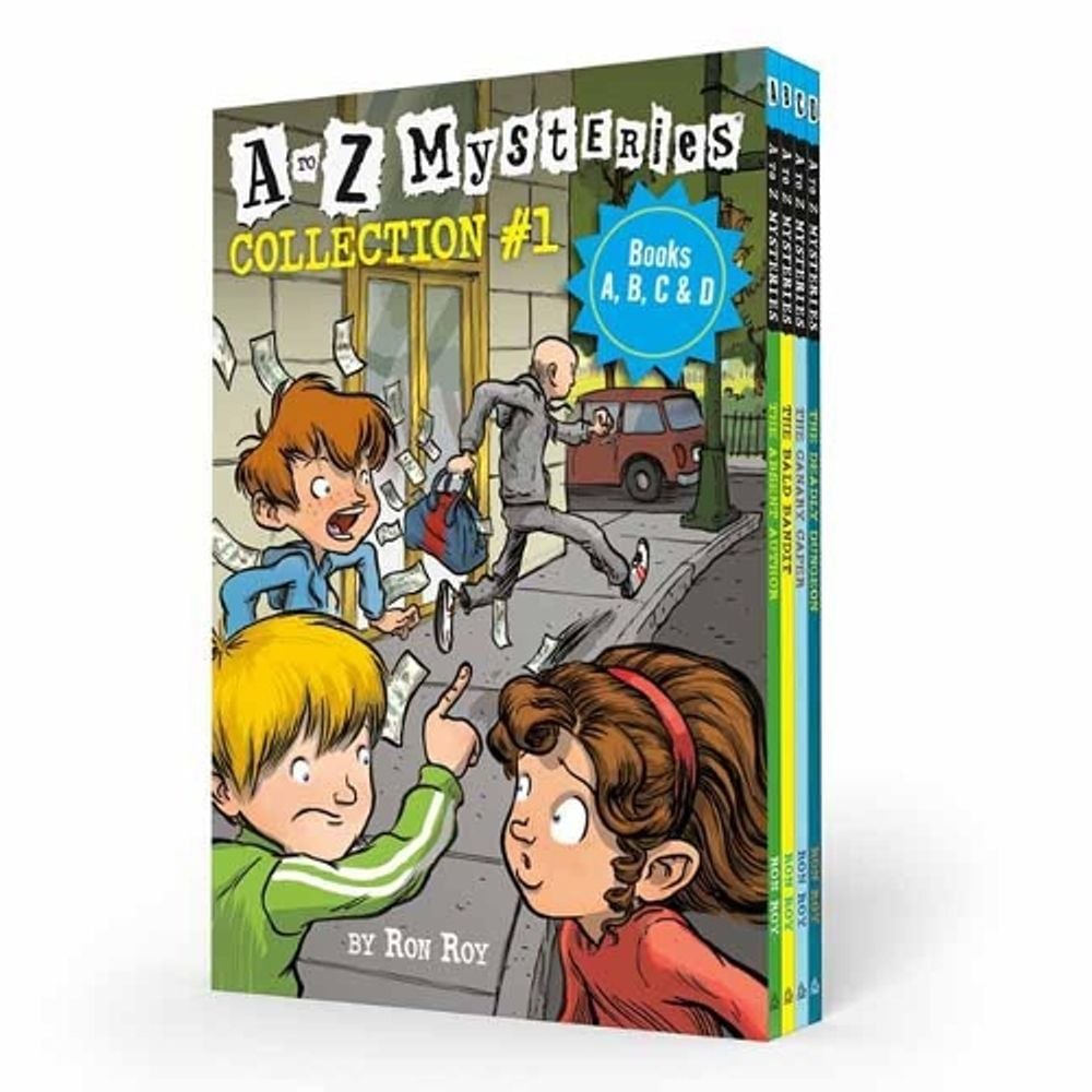 A to Z Mysteries Boxed Set Collection #1 (Books A, B, C, & D) by Ron Roy - ISBN: 9780593378120